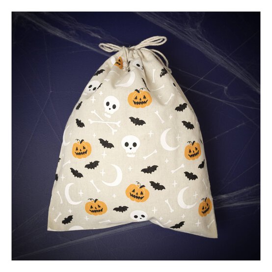 Halloween Fabric Pouch 30cm  image number 1