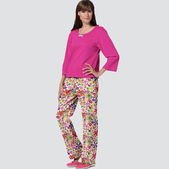 Simplicity Petite Sleepwear Sewing Pattern S9219 (XS-XL) image number 3