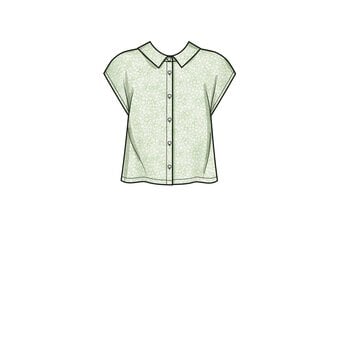 Simplicity Women’s Button Down Top Sewing Pattern S9646 (18-26) image number 3