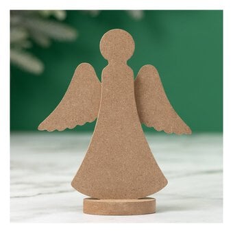 Wooden Angel Decoration 15cm