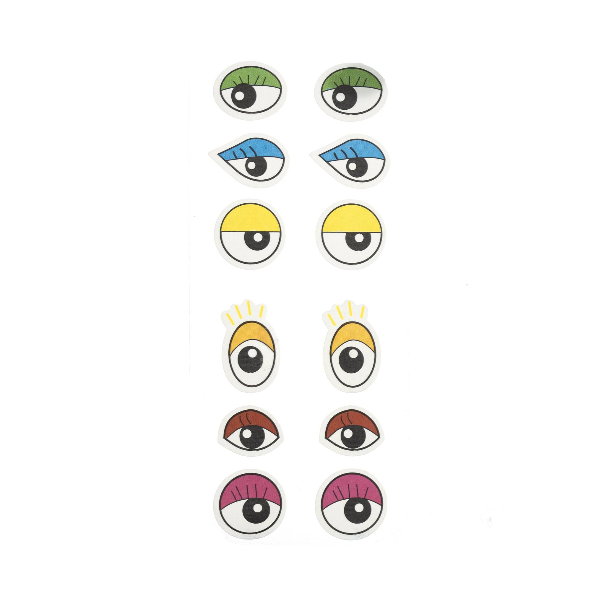 Sticker Eyes Simple Coloured Craft Eyes Sticker Roll 1200 Pack | Hobbycraft