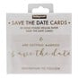 Gold Vellum Save The Date Cards 20 Pack image number 2