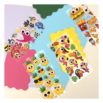 Pineapple Puffy Stickers
