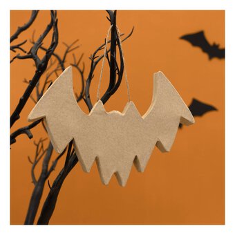 Mache Hanging Bat 20cm