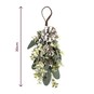 Frosted Pinecones and Leaves Hanging Decoration 30cm  image number 3