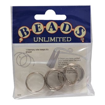 Beads Unlimited Midi Memory Wire Ring 10 Pack
