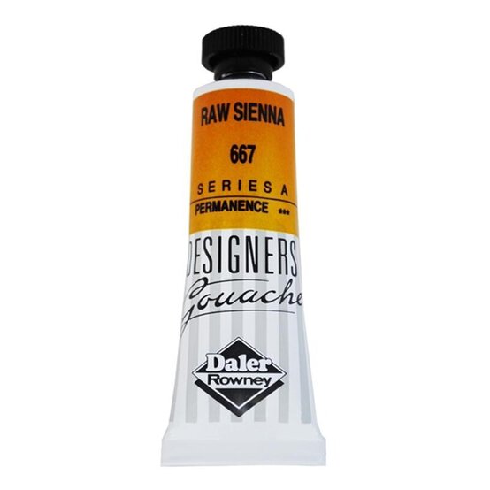 Daler Rowney Raw Sienna Designers' Gouache 15ml image number 1