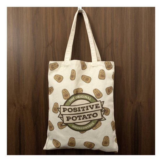 Large Positive Potato Tote Bag image number 2