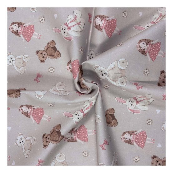 Toybox Treasures Heirloom Toys Cotton Fabric by the Metre image number 1