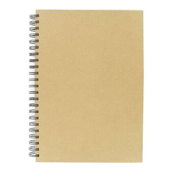 Kraft Spiral Notebook A4
