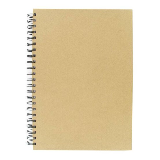 Kraft Spiral Notebook A4 image number 1