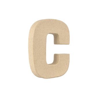 Mini Mache Letter C 10cm