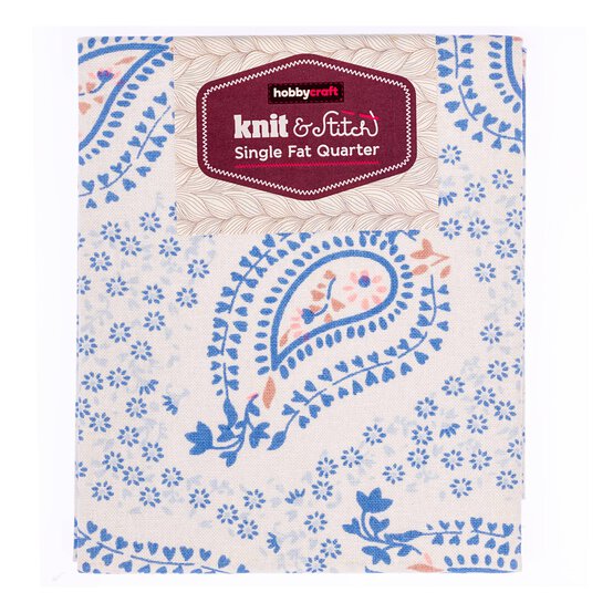 Paisley Single Printed Fat Quarter image number 1