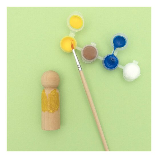 Paint Your Own Wooden Peg Builder Kit image number 2