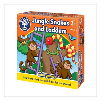 Orchard Toys Jungle Snakes and Ladders Mini Game
