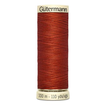 Gutermann Orange Sew All Thread 100m (837)