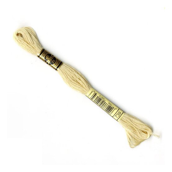 DMC Cream Mouline Special 25 Cotton Thread 8m (739) image number 1