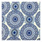 All About Blues Medallion Cotton Print Fabric by the Metre image number 2