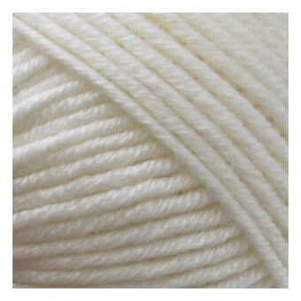 Sirdar White Snuggly Cashmere Merino DK Yarn 50g image number 2