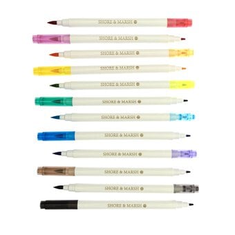 Shore & Marsh Watercolour Brush Pen Set 13 Pieces image number 3