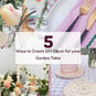 5 Ways to Create DIY Decor for Your Garden Table image number 1