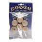 Beads Unlimited Unvarnished Wooden Beads 30mm 6 Pack image number 1