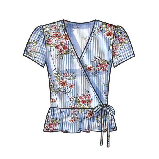 New Look Women's Top Sewing Pattern 6720 (6-18) image number 6