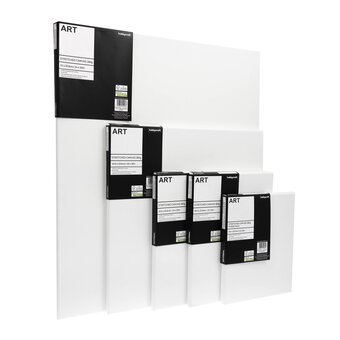 Stretched Canvas 25.4cm x 20.3cm 3 Pack