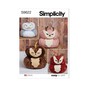 Simplicity Plush Pumpkin Animals Sewing Pattern S9622 image number 1