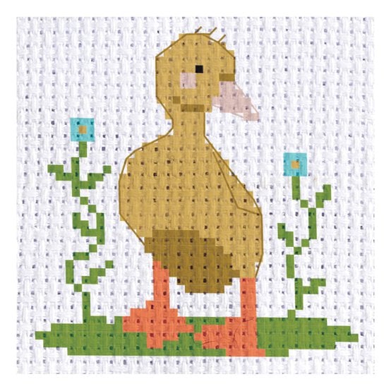 Mini Duckling Cross Stitch Kit image number 1