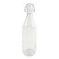 Clear Glass Bottle with Lid 1 Litre image number 1