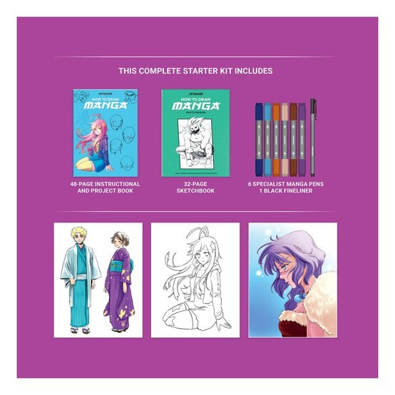 Artmaker How to Draw Manga Kit image number 3
