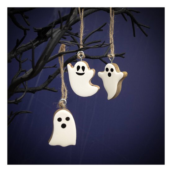 Hanging Ghost Decorations 3 Pack image number 1