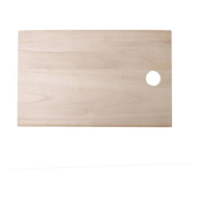 Wooden Slab with a Hole 35cm