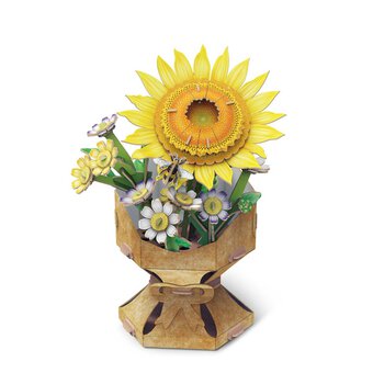Sunflower Bouquet 3D Puzzle
