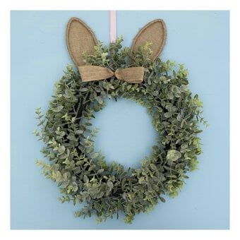 Bunny Ears Eucalyptus Wreath 54cm