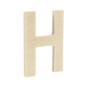 Small Wooden Letter H 6.5cm image number 1