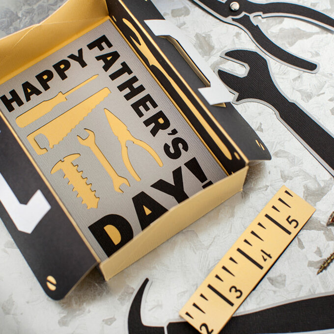 Your Cricut Explore Father's Day Tool Box Card Hobbycraft