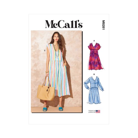 McCall's Women's Dresses Sewing Pattern M8281 (A XS-XXL) image number 1