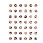 Floral Abstract Adhesive Gems 10mm 42 Pack image number 1