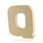 Mini Mache Letter Q 10cm image number 1