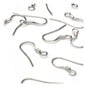 Beads Unlimited Sterling Silver Long Ballwire Fish Hooks 2 Pack image number 1