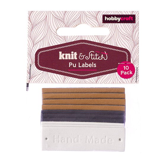 PU Handmade Labels 10 Pack image number 4