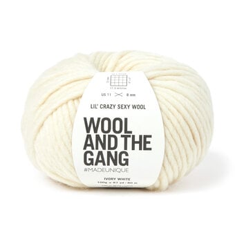 Wool and the Gang Ivory White Lil’ Crazy Sexy Wool 100g