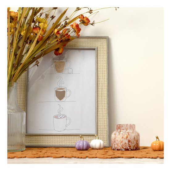 Orange Leaf Felt Table Runner 1.5m image number 3