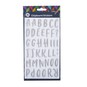 Holographic Alphabet Chipboard Stickers 98 Pieces image number 3