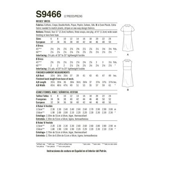 Simplicity Women's Dress Sewing Pattern S9466 (H5 6-14)