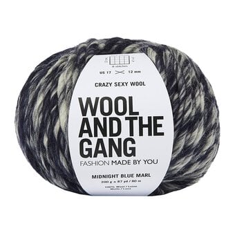 Wool and the Gang Midnight Blue Crazy Sexy Wool Marl 200g