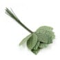 Green Satin Rose Leaves 8 Pack image number 1