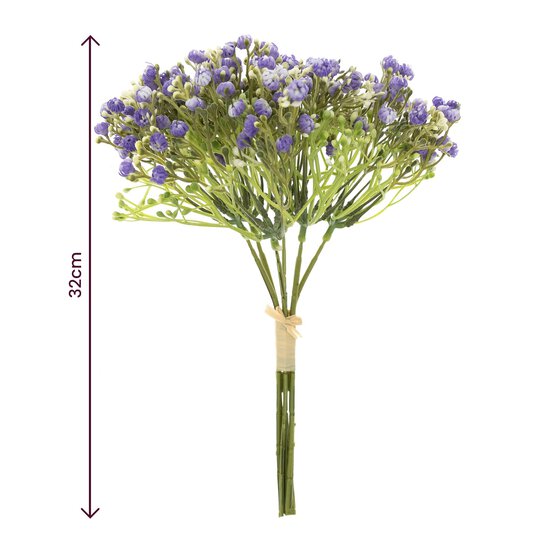 Lilac Gypsophila Bunch 32cm image number 4
